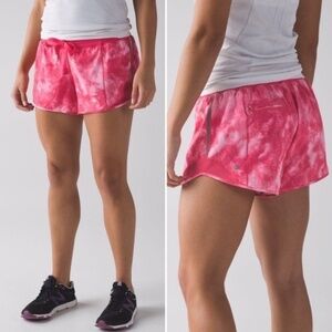 Lululemon Hot Pink Tie Dye Shorts